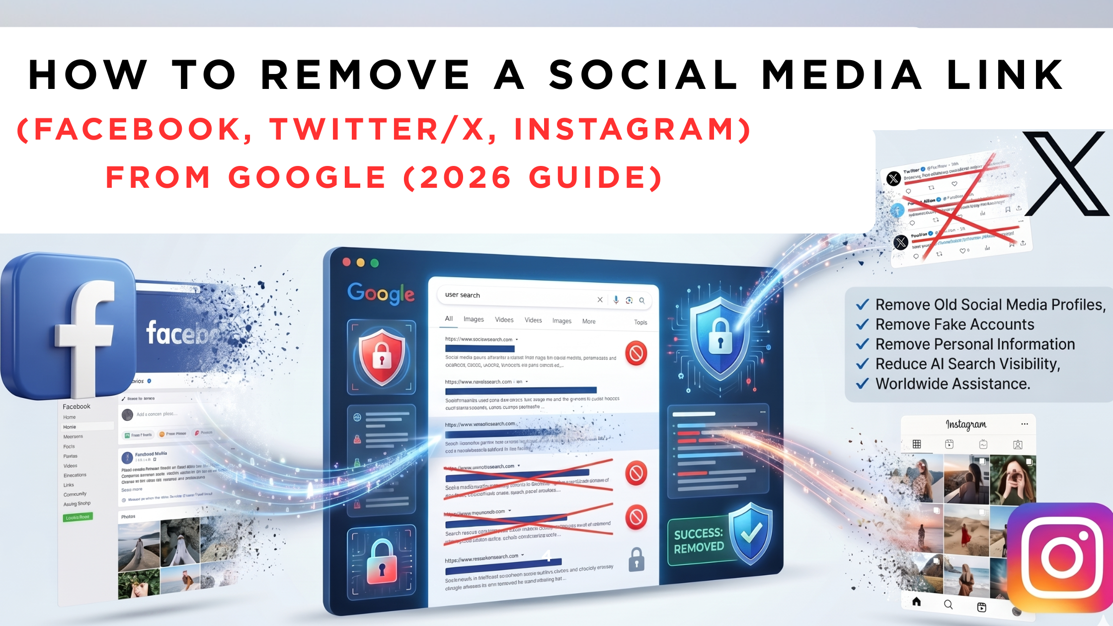 How to remove a social media link from Google search results - 2026 guide