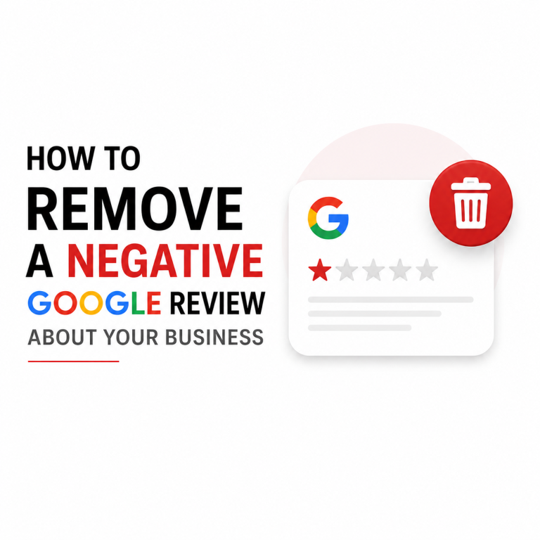 How to remove a negative Google review about your business